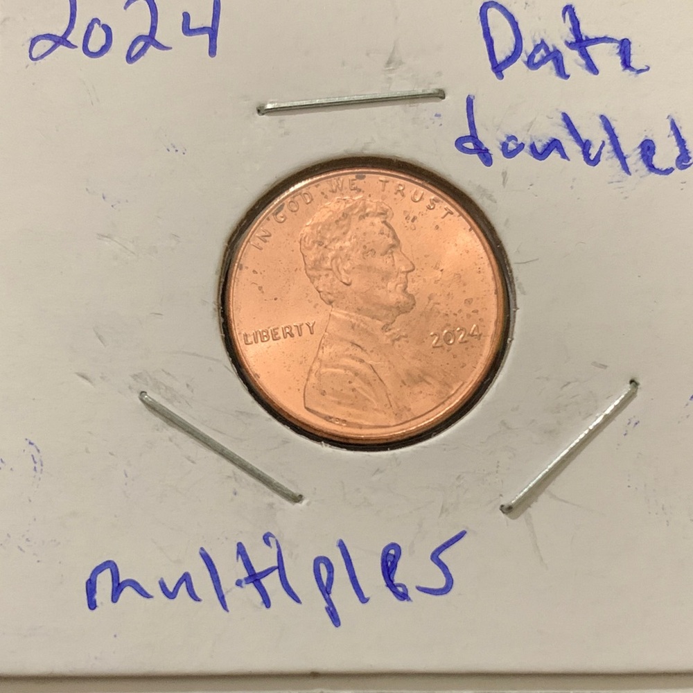 Error - Classic Copper Coin with Lincoln Design